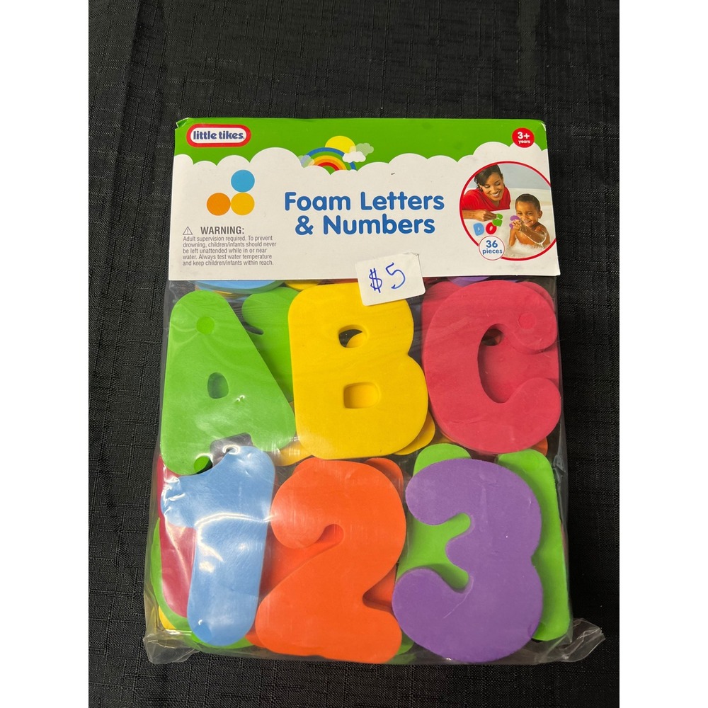 Little Tikes Foam‎ Letters And Numbers 36 Pieces